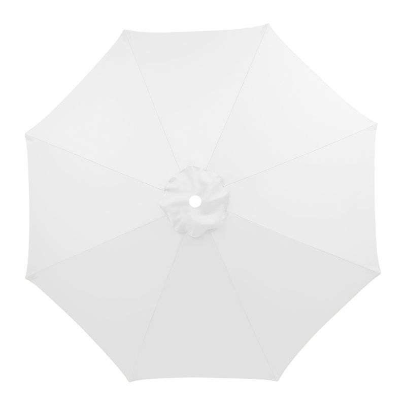 Housse De Rechange Pour Parasol, 8 Baleines, 3 M, Imperméable, Anti-uv, Tissu De Rechange, Blanc