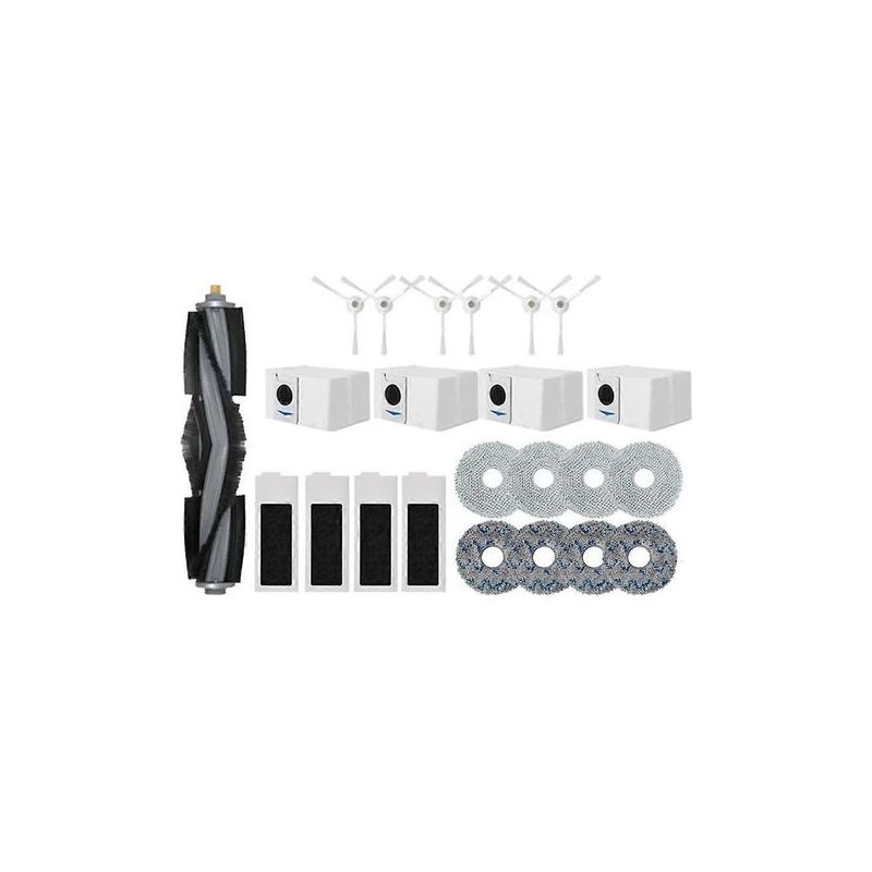 Accessoires Pour Aspirateur Robot Ecovacs Deebot T20 Omni T20e T20 Pro : Brosse Latérale Principale, Filtre Hepa, Lingette De Nettoyage Et Sac À Poussière.