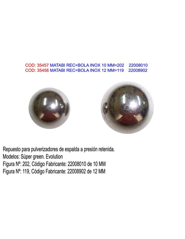 Matabi recbola edelstahl 12 mm 119 22008902
