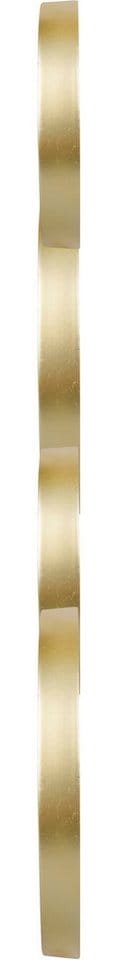Mirrors And More - Runde Dekospiegel vivien 5er set Wandspiegel Rahmen in Schwarz & Gold