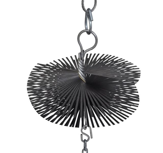 Runde Kaminreinigungsbürste Durchmesser 15 cm Vidaxl