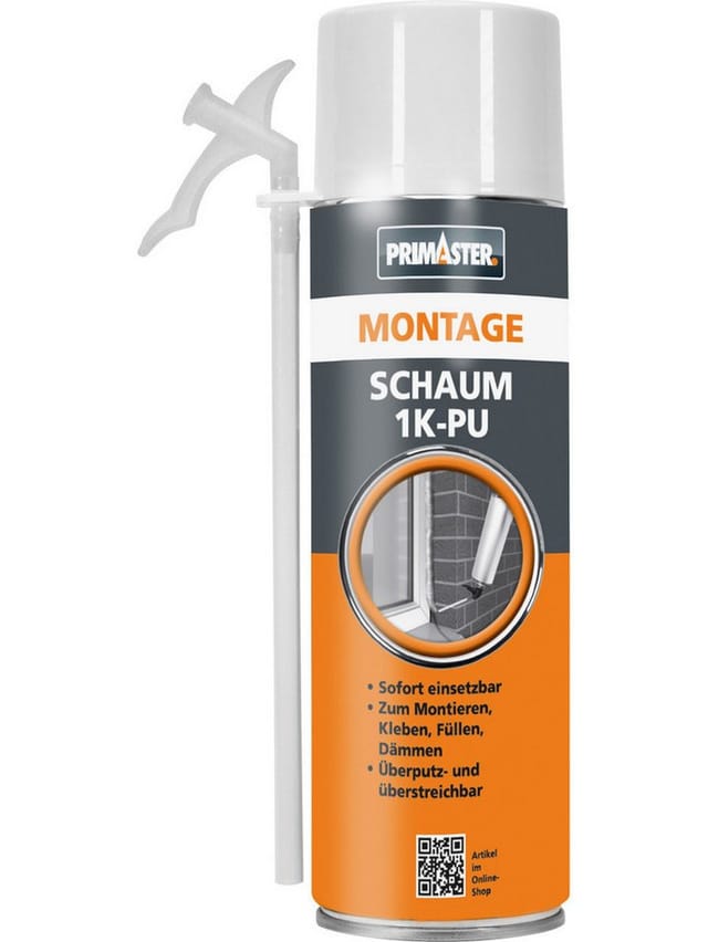 Montageschaum 1K 500 ml Bauschaum Pistole - Primaster