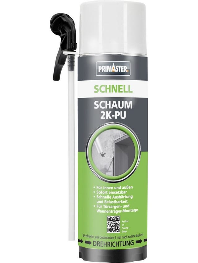 Primaster - Schnell Schaum 2K-PU Zargenschaum Montageschaum Türschaum