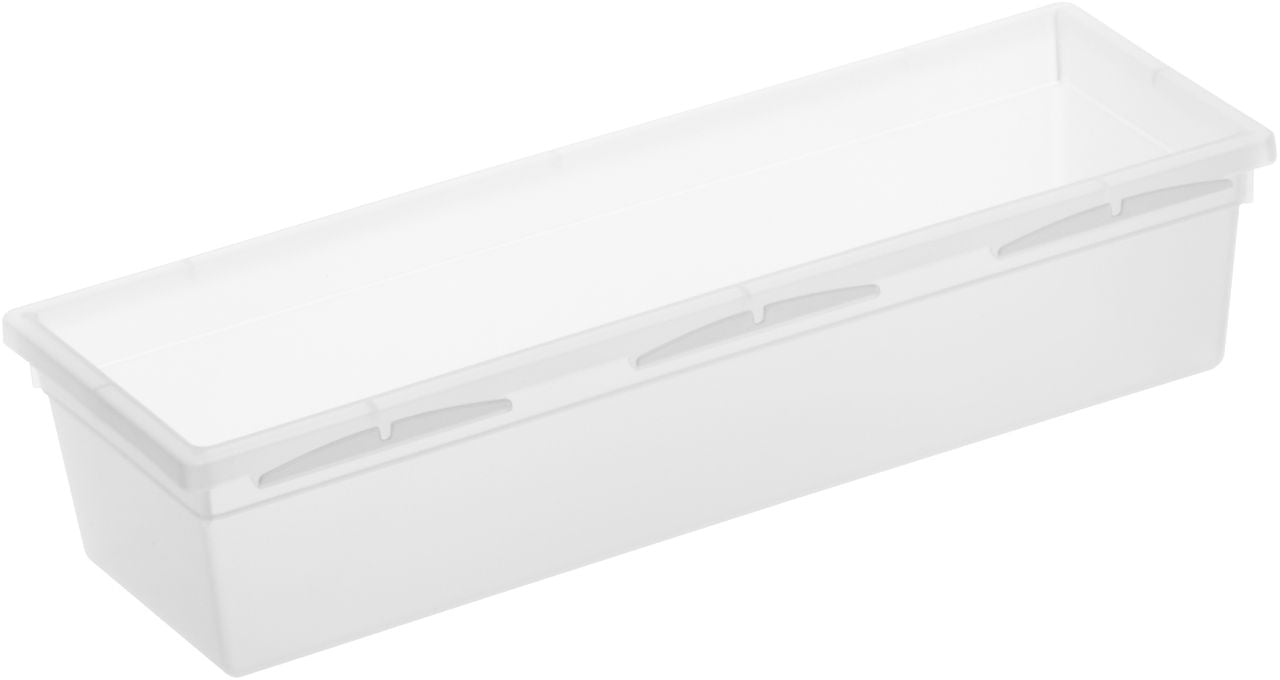 Ordnungssystem Basic 23 x 8 x 5 cm transparent Schubladenteiler Kunststoff - Rotho