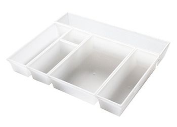 Ordnungssystem Basic 23 x 8 x 5 cm transparent Schubladenteiler Kunststoff - Rotho Bild 2