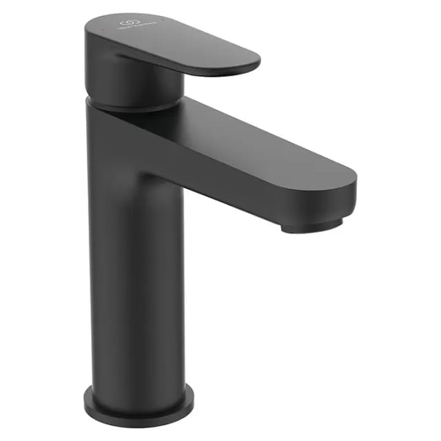 Ideal Standard Cerafine O - Waschtischarmatur mit Ablauf Click-Clack, Schwarz BD131XG