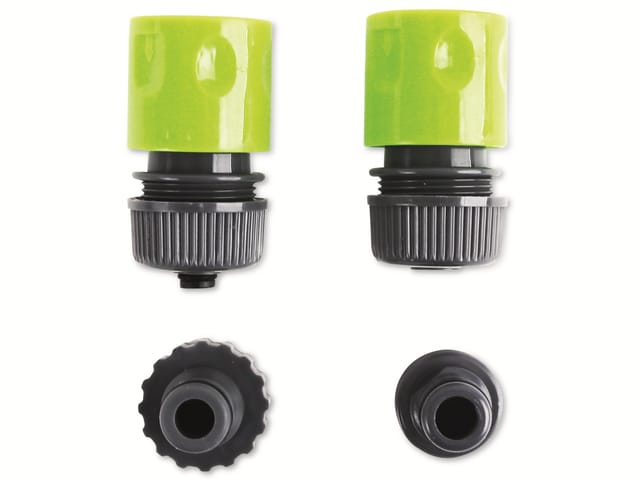 KINZO Gartenschlauch-Anschluss-Set, 4 Stück, 1/2