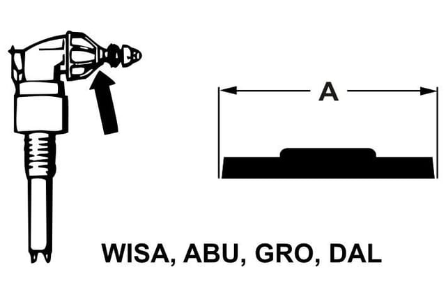 Cornat Ersatzdichtung Wisa / Abu / Grohe für Füllventil 28mm Spülkasten