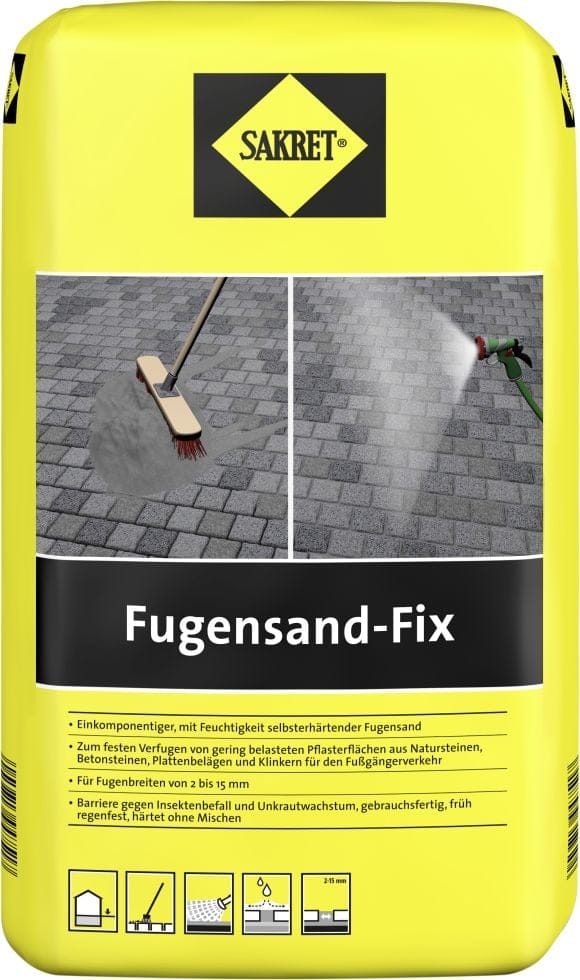 Fugensand fix grau 15 kg Fugenmaterial & Spielsand - Sakret