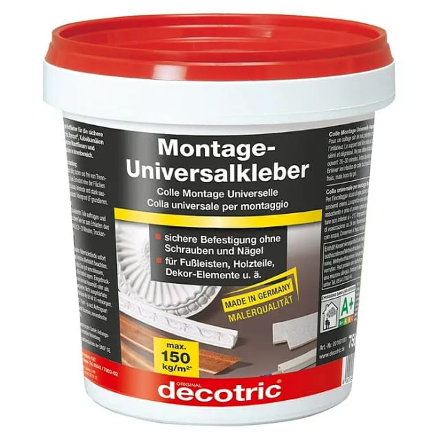 Decotric - Montage- und Universalkleber 750 g, lösemittelfrei Montagekleber
