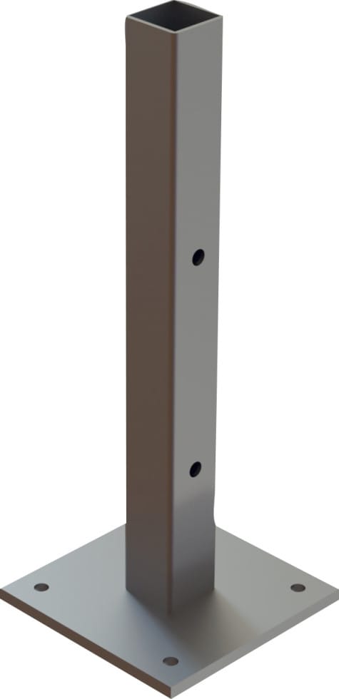 Osmo - Pfostenanker für Aluminiumpfosten 16 x 41 cm feuerverzinkt Pfostenträger