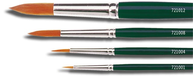 Pinsel Basic feines Nylon rund spitz Gr. 00 Pinsel - Kreul