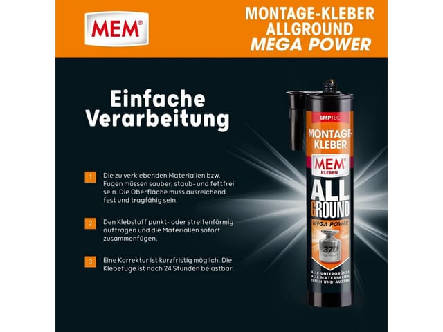 MEM - Montagekleber Mega Power 2x 450 g Montagekleber
