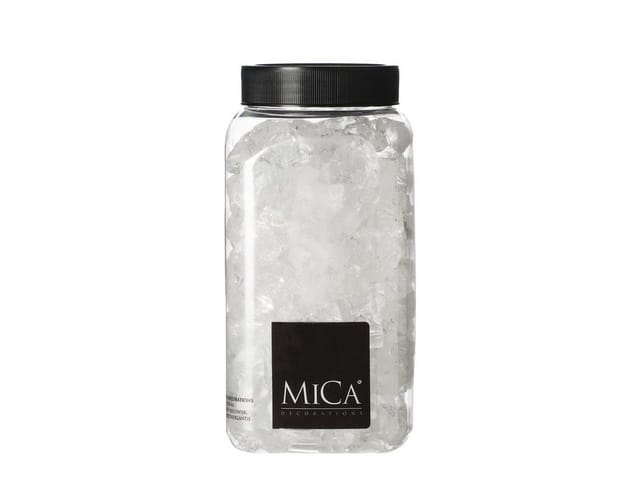 Dekorativer Glasstein transparent groß 650 ml 1 kg Glas - Mica Decorations