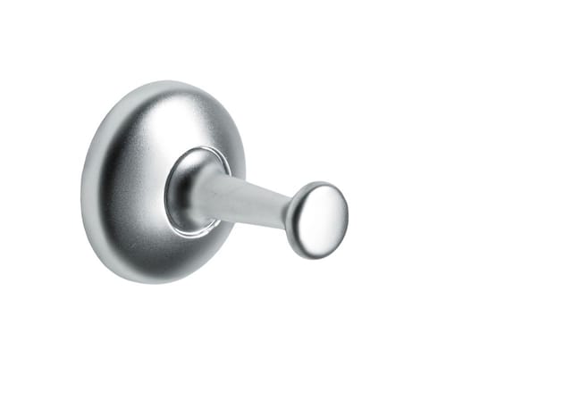 Hettich - Mantelhaken 2,5 x 2,5 x 3 cm Aluminium-Optik - 1 Stück Wandhaken
