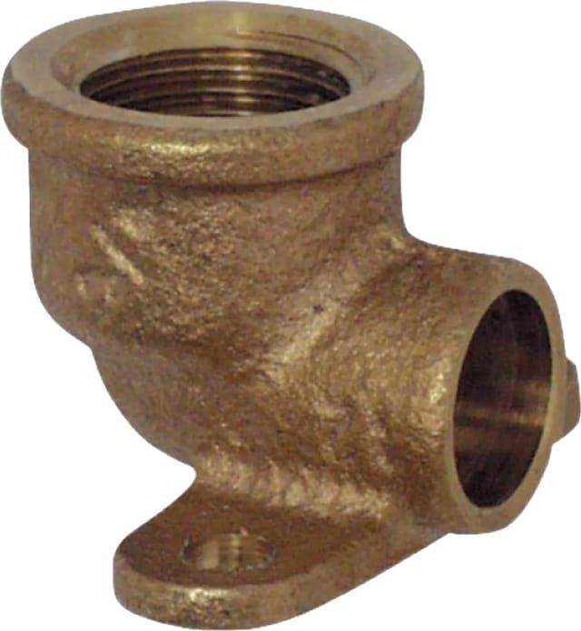Cornat - Löt-Wandscheibe 90° Rotguss, ø 22 mm, 3/4 ig Lötfittings