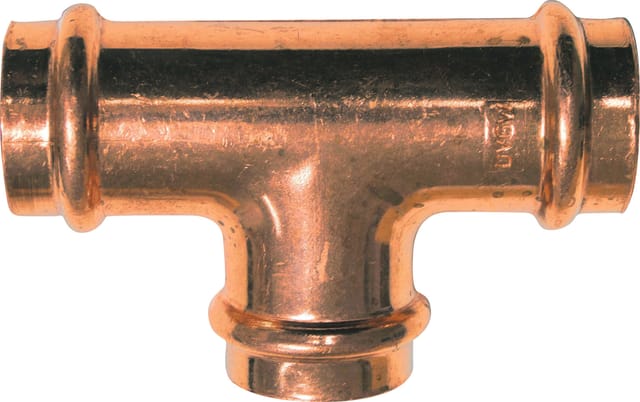 Press-T-Stück Kupfer, ø 28 mm Pressfittings - Cornat