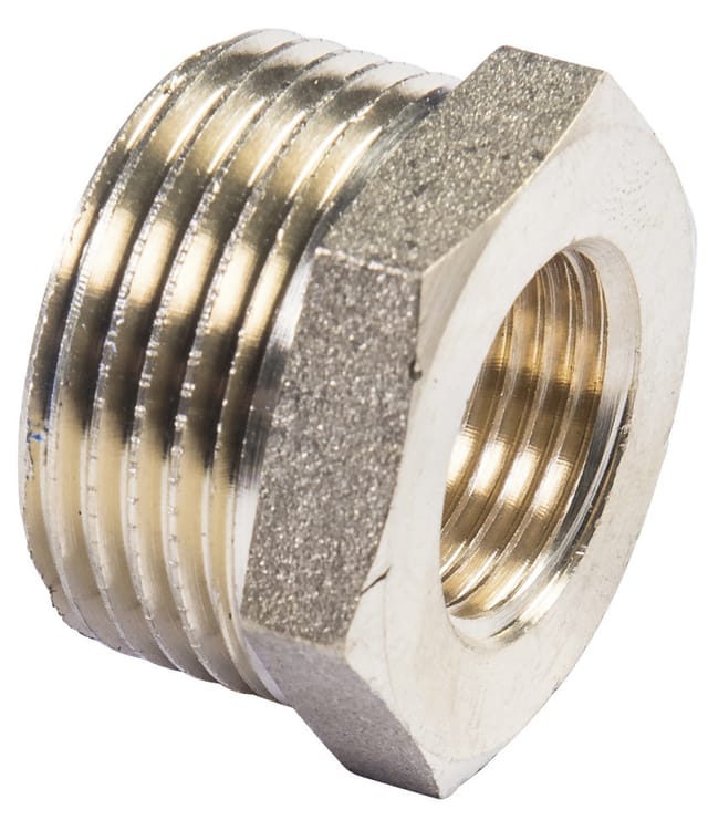Messing Reduzierstück ag 1 + ig 1/2 Schraubfittings - Cornat