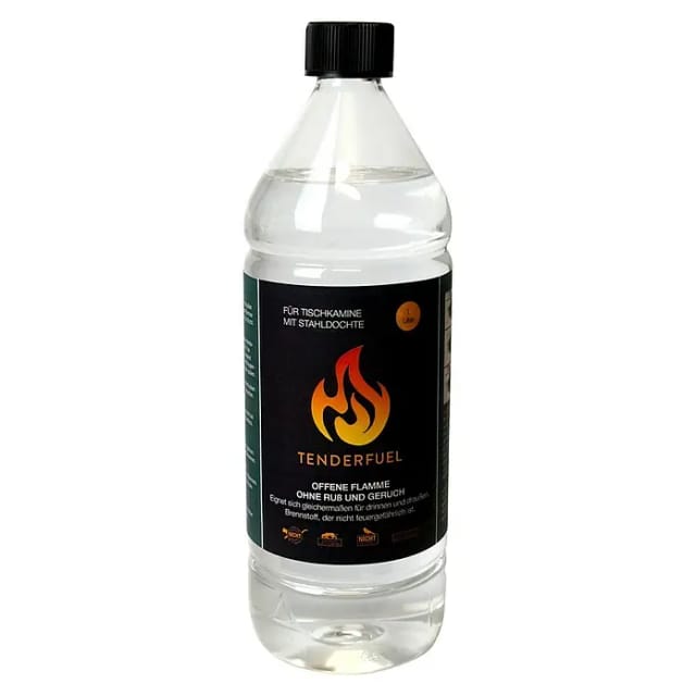 Tenderflame - Sicherheitsbrennstoff Tenderfuel 1 l, für Tisch/Terrassenfeuer Winterterrasse