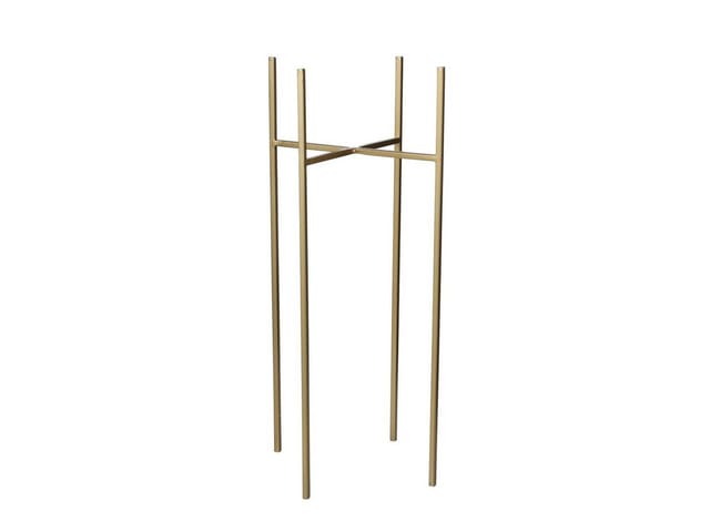 Mica Decorations - Mica Pflanzenständer Scott gold, 18,5 x 18,5 x 55 cm Deko-Accessoires
