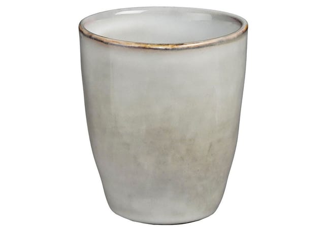 Mica Becher Tabo grau, Ø 7,5 cm x 8,5 cm Deko-Accessoires