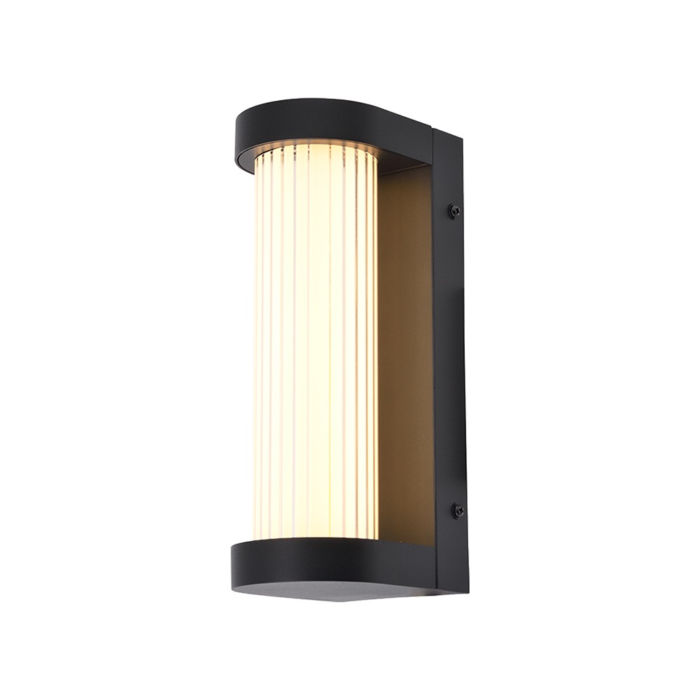 Außenwandleuchte Wandleuchte Gartenleuchte Led Warmweiß Schwarz Edelstahl Ip44