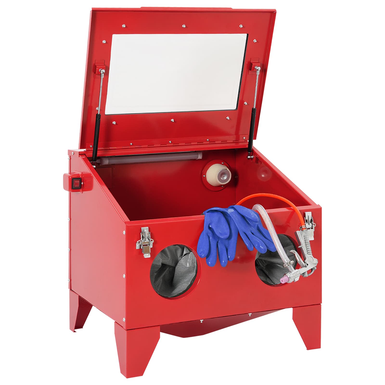 Sandstrahlkabine 150 L, 125 Psi Kaltgewalzter Stahl Vidaxl