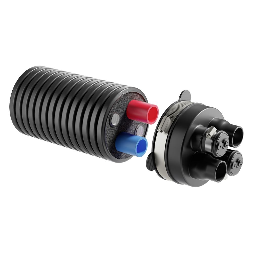 Viega Wärmepumpen-anschlussset 1406.5 Rohr D. 32x3,2, Länge 10m, Inkl. Gummi-endmanchette 5388