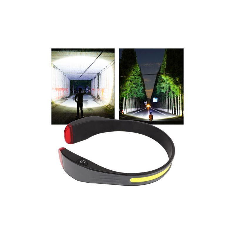 Cob-stirnlampe Mit Drei Helligkeitsstufen, Hochwertige Wiederaufladbare Und Wasserdichte Stirnlampe, Leselampe Für Sport, Dubuns