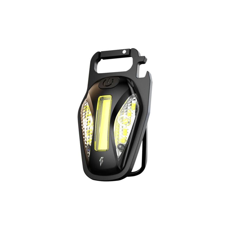 Schlüsselanhängerleuchte Für Zelte Und Camping, Wiederaufladbare Arbeitsleuchte, Campinglampe, Wiederaufladbare Campinglampe, Namensschild, Aluminiumlegierung, Led