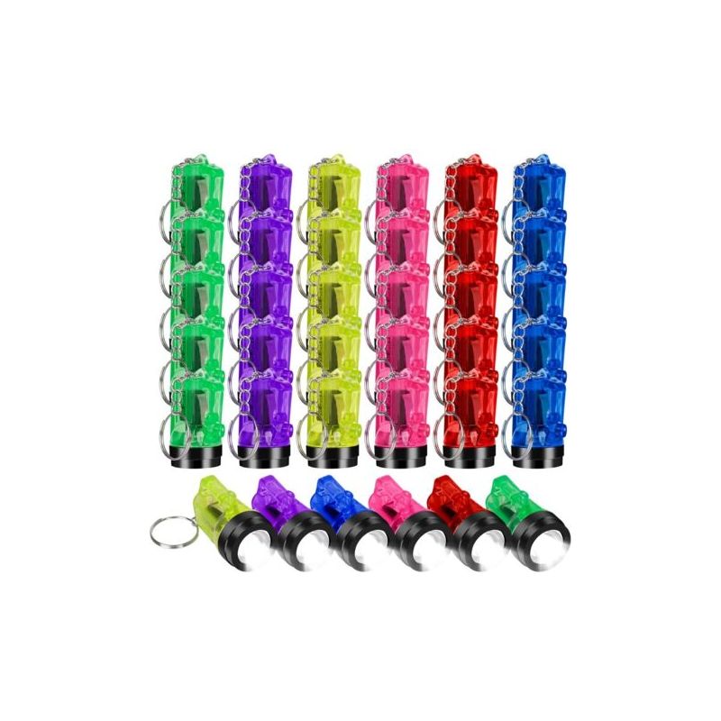 Mini-led-taschenlampe – Kompakt, Tragbar Und Robust – Inklusive Schlüsselanhänger – Originelles Und Praktisches Geschenk – 30er-packung
