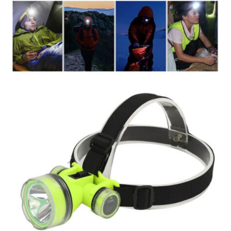 Wiederaufladbare Led-stirnlampe, Taucher-stirnlampe Für Outdoor-aktivitäten Wie Laufen, Camping Und Angeln, Dubuns