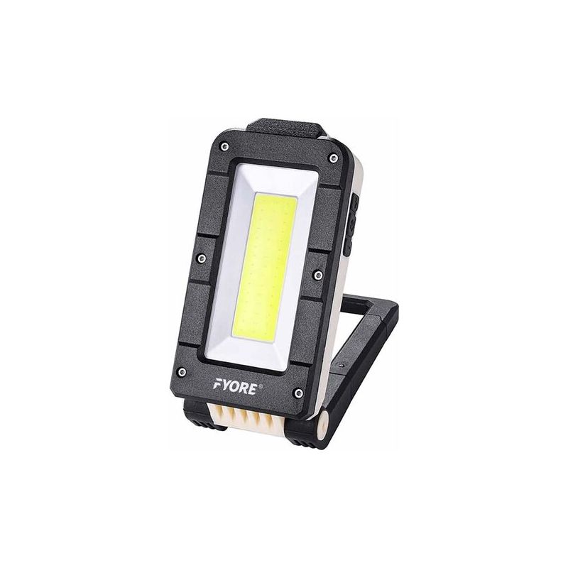 1500 Lumen Cob-led-arbeitsleuchte – 3000 Mah Akku – Wasserdicht Mit Magnetfuß Und Haken – Für Nasse Baustellen