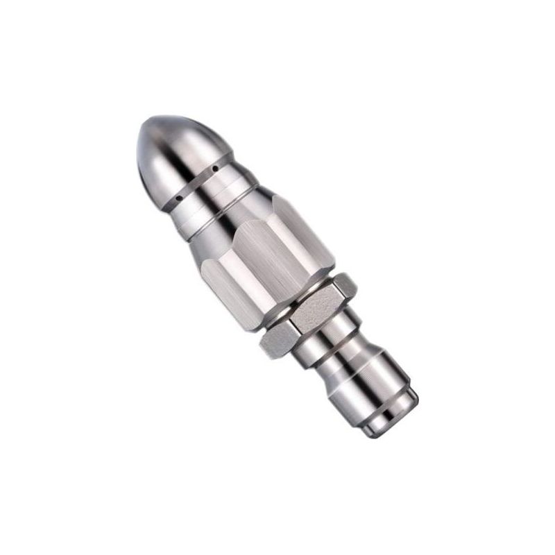 Hochdruckschlauchreinigungsdüse Aus Edelstahl Für Hochdruckreiniger, Heckstrahldüse/raketendüse (für 1/4-zoll-schlauch)