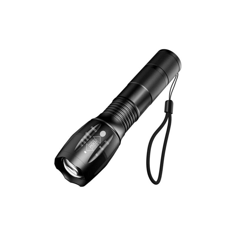 Ultrahelle Led-taschenlampe, 1000 Lumen, Wasserdicht (ipx5), Zoombar, 5 Leuchtmodi, Stoßfest Und Rutschfest Für Camping, Wandern Und Notfälle, 2er-pack Npterbl
