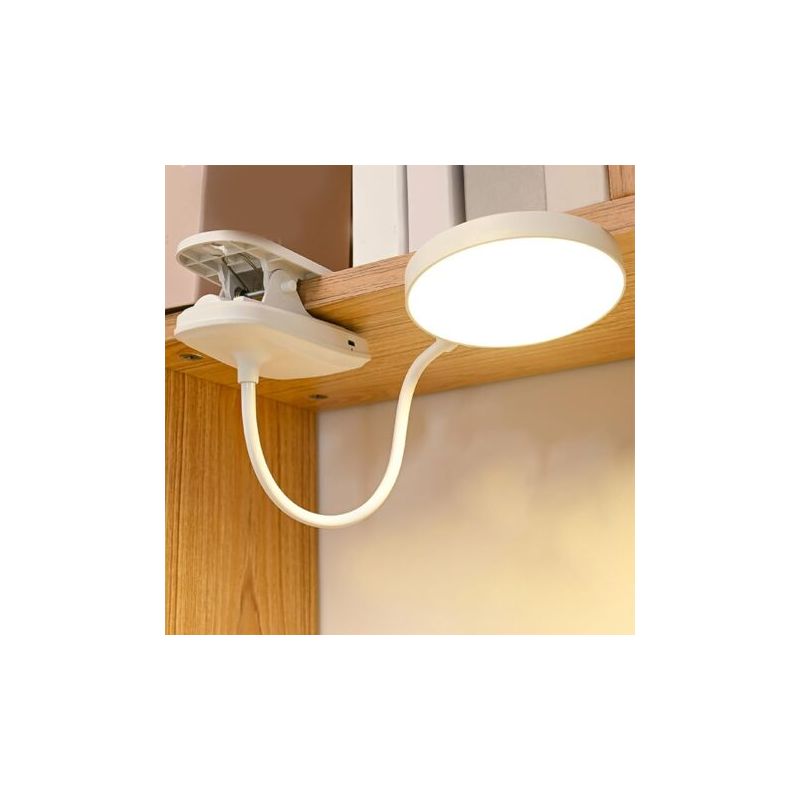 Wiederaufladbare Leselampe Mit 20 Leds – 4000 Mah – Augenschutz – Stufenlose Dimmfunktion – 3 Farben – 360° Flexibel Zum Lesen Im Bett