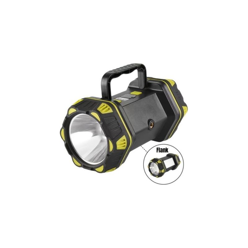 Leistungsstarke, Multifunktionale Led-lampe Mit Hochleistungsakku, Usb-c-ladeanschluss, 8 Leuchtmodi, Sanftem Cob-seitenlicht, Tragbar, Komfortabel Und Einfach Zu Bedienen, 4800 Mah