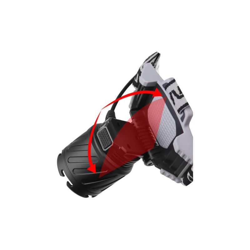 Wiederaufladbare Stirnlampe Xhp99, Leistungsstarke Stirnlampe, Wasserdichte Led-stirnlampe Mit 3 Modi Und Zoomfunktion