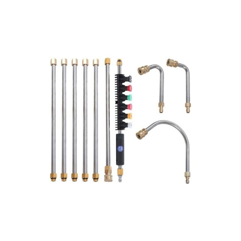 10-teiliges Dachreinigungs-spritzpistolen-set, 1/4"-schnellanschluss