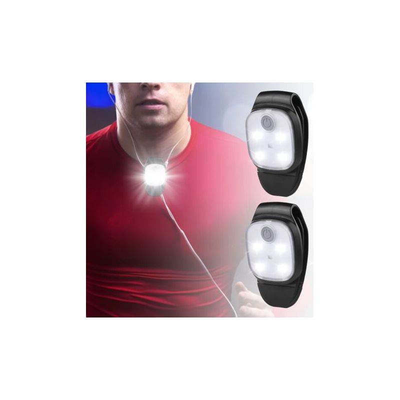 Led-clip-lauflicht, Jogginglampe, Usb-wiederaufladbares Reflektierendes Clip-on-lauflicht Für Jogger, Mini-stirnlampe Für Outdoor-laufen, Joggen, Hunde