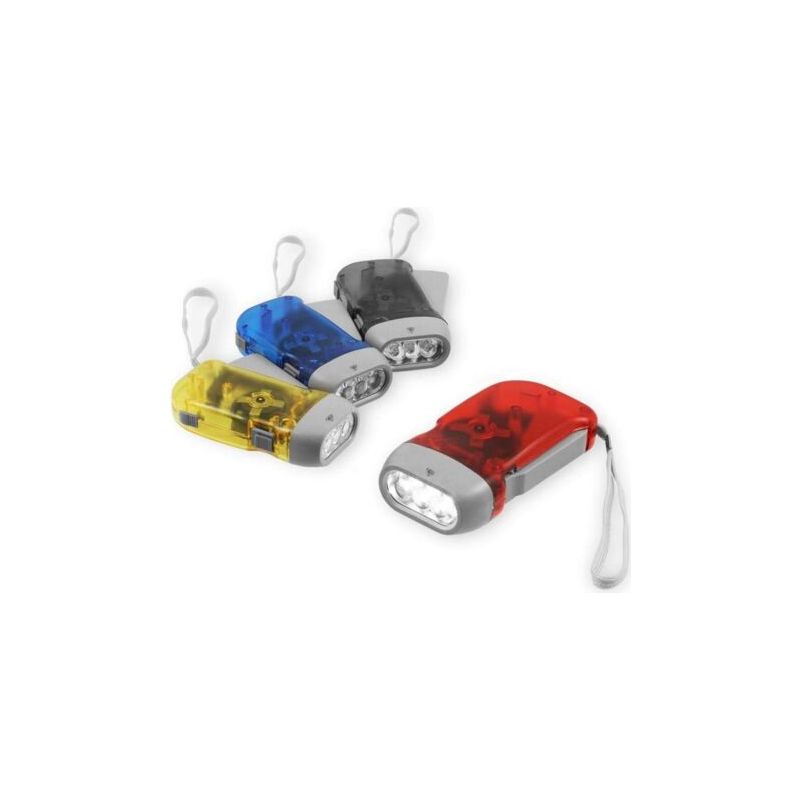 4er-set Led-taschenlampen – Tragbare Taschenlampe – 3 Leds – Für Camping Und Wandern – Zufällige Farbe