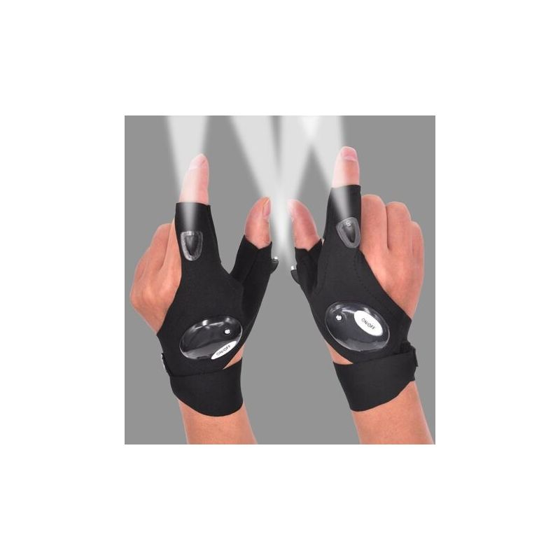 Led-taschenlampenhandschuhe – Das Perfekte Geschenk Zu Weihnachten Und Geburtstagen Für Männer, Ideal Für Camping, Reparaturen, Nachtarbeit, Laufen Und Angeln.