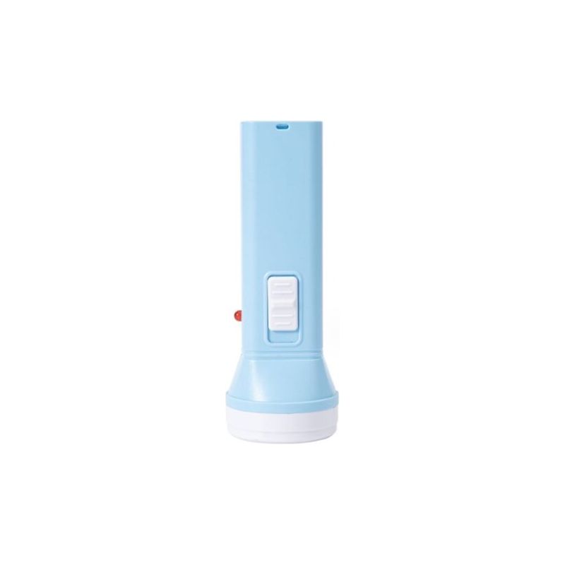 Mini-led-taschenlampe Für Kinder (blau), Leichte Kindertaschenlampe Mit Gelbem Licht, Ideal Zum Lesen, Campen Und Wandern