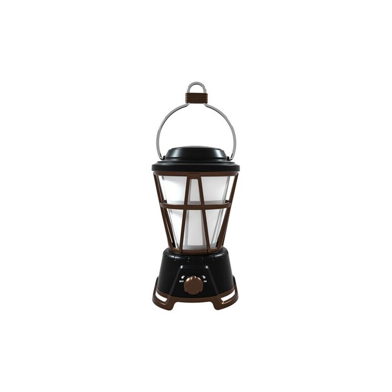 Campingzeltlampe Für Den Außenbereich, Retro-campinglampe, Batteriebetriebene Taschenlampe, Schwarz