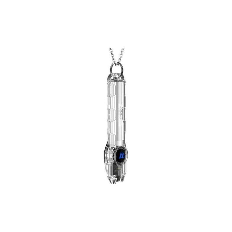 Miniatur-g1-led-taschenlampe, 40 Lumen, Usb-c-aufladbar, Kleine Schlüsselanhängerlampe Für Outdoor-camping (transparent)