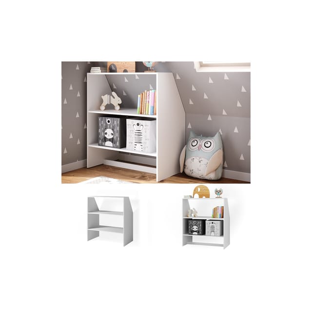 Kinderregal , Weiß, 90 x 100 cm Vicco
