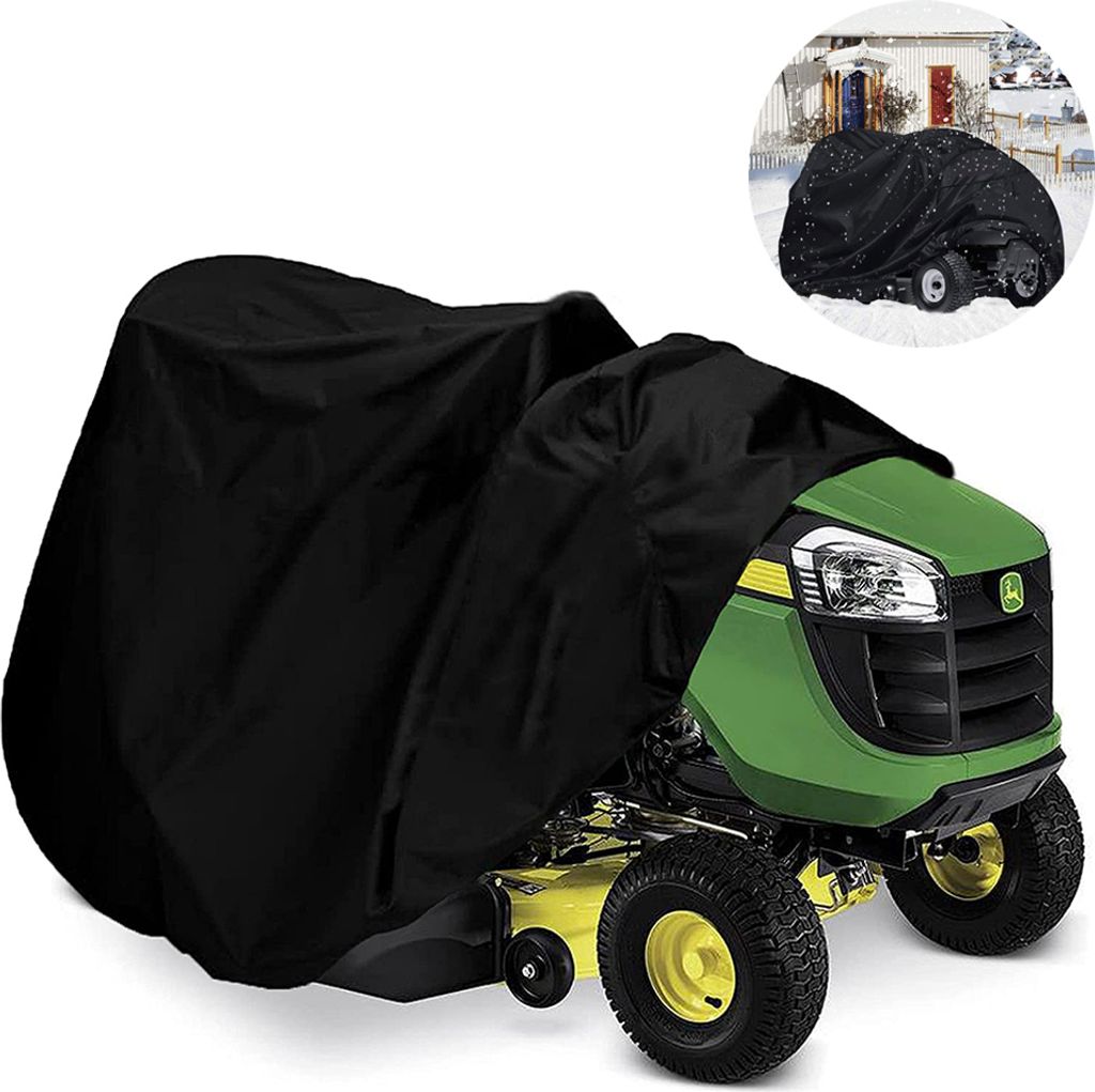 Rasenmäherabdeckung – 210d Polyester, Wasserdicht, Uv-beständig – Staubdicht Für Traktorgarage