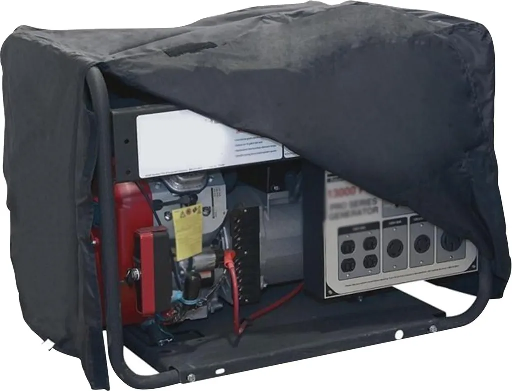 Tragbare Generatorabdeckung, Wasserdichte Beschichtung, Schutzhülle Für Kleine Generatoren, Sonnenschutz, Uv-schutzabdeckung, Mit Kordelzug Und Klettverschluss.