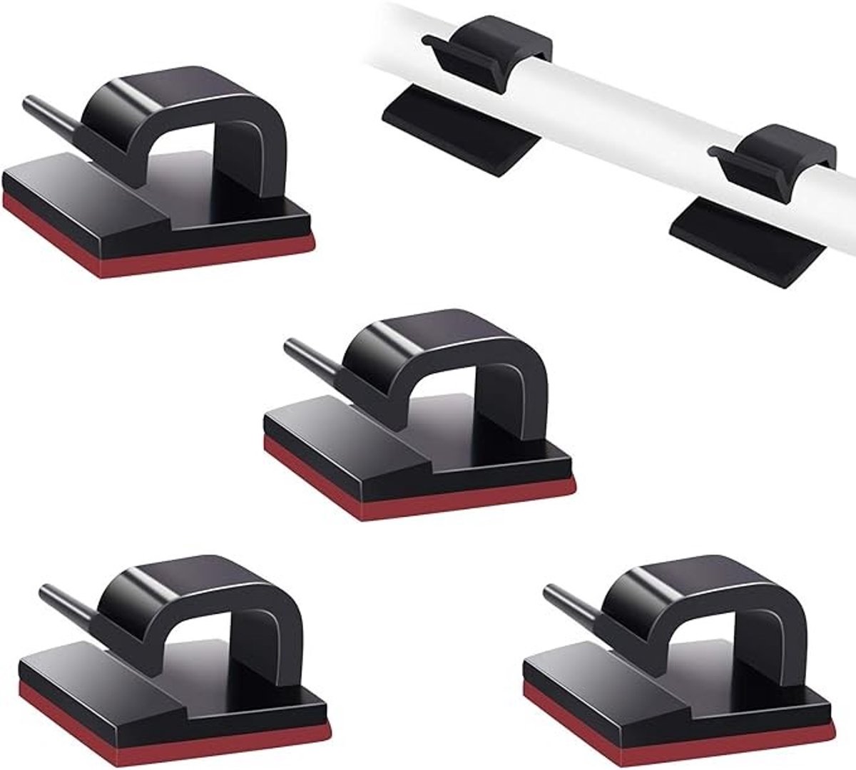 50 Selbstklebende Kabelclips Für Eine Ordentliche Kabelorganisation