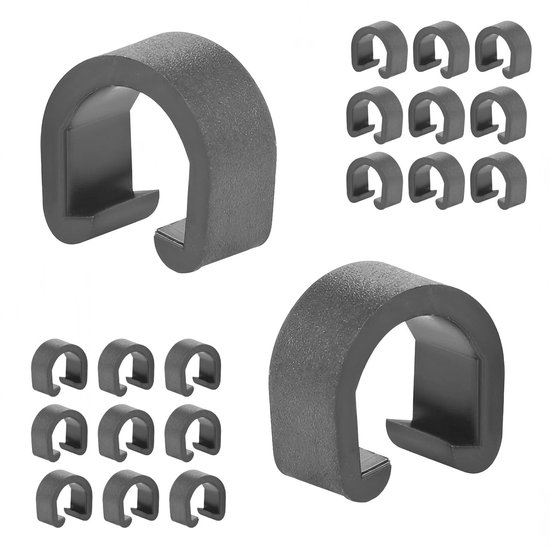 40 Kunststoff-c-clips – Fahrradkabelhalter Für Mountainbikes Und Rennräder
